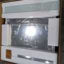 KWW LED Lighted Bathroom Medicine Cabinet with Backlit Panel, Sockets & USBs. Anti-Fog, Dimmable, 3 Color Light Makeup Mirror, Easy to Install, Wall Mounted (Inner Glow-2 door-30 * 28)