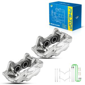 PHILTOP Brake Caliper for 2005-2023 Toyota Tacoma | Front Caliper for 2000-2006 Toyota Tundra, 2003-2009 Toyota 4Runner, 2007-2014 Toyota FJ Cruiser