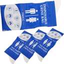 4Pcs Portable Urine Pouches Disposable Pee Pouch for Men Women for Car Camping and Emergencies Lightweight Compact and Easy to Use