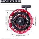 Recoil Starter with Start Cup Fit Honda GX120 GX160 GX200 Pull Starter (Steel Rod Paws) Engine 4/5.5/6.5hp Motor Replace # 28400-ZE1-003ZF 28400-ZH8-013YA