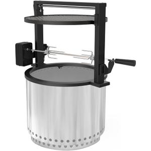 onlyfire Santa-Maria Style Rotisserie Rotating System for Solo Stove Bonfire 19.5" Smokeless Fire Pit - Global Patent