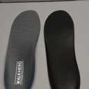 Plantar Fasciitis Feet Insoles Arch Supports Orthotics Inserts Relieve Flat Feet, High Arch (Mens 13-13 1/2) (Gray)