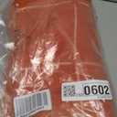 ZeeMart Grid Embroidered Hemmed Tablecloths, Orange 60x120 Inch, Farmhouse Style Heavy Weight Cotton Linen Burnt Orange Tablecloths, Boho Plaid Water Resistant Rectangle Table Cloth