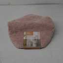 TOWN & COUNTRY EVERYDAY Ultra Plush Solid Tufted Toilet Lid Cover, Soft and Absorbent, Non-Slip Cover, Machine Washable, Blush, 18"x19"