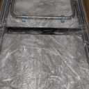 TV Tray Table,Folding Table with Cup Holder Portable,Foldable Snack Tray for Eating,Small Folding Tables Set of 4,Dinner Tables for Couch, Living Room,Small Space (White Marble,4Pcs)