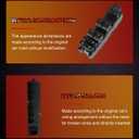 CCIYU Master Power Window Switch Fit 2006-2011 for Buick Lucerne Window Control Switch 15912163 15921607 20869850