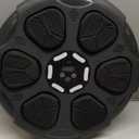 Boxing Machine, Music Boxing Machine Punching Training Equipment for Adults  Kids with Gloves, Electronic Smart Bluetooth Training Machines Wall Mounted Musical Home Workout Fitness Trainer-Black