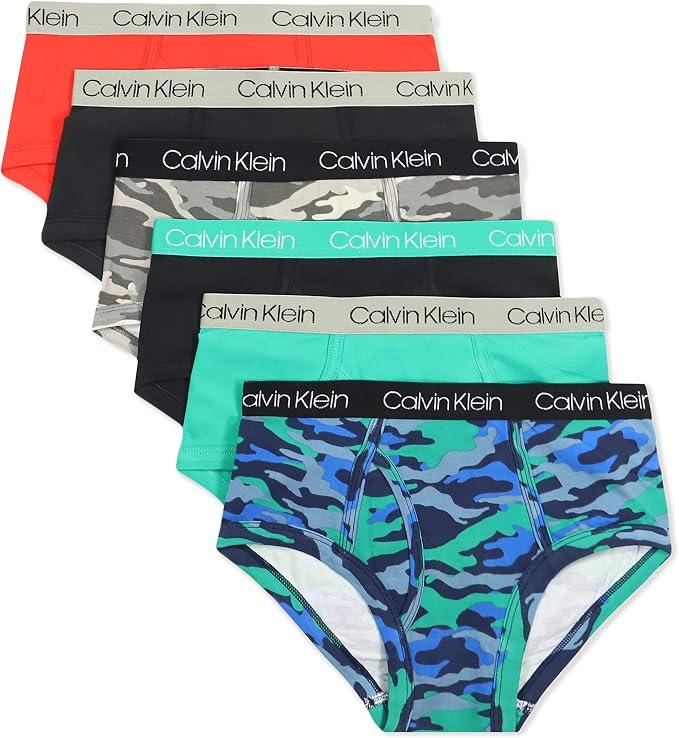 Calvin Klein Boys Modern Cotton Brief Underwear 6-packBriefs, XL
