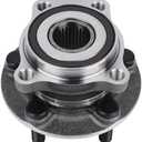 KUSATEC 513303 Front Wheel Bearing and Hub Assembly Compatible with 2008-2014 Subaru Forester Impreza 2013-2014 XV Crosstrek 2005-2014 Subaru Outback Legacy, 5 Lug Bolts w/ABS