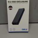 ORICO M.2 NVMe SSD Enclosure, USB 3.1 Gen 2 (10 Gbps) PCIe External Adapter NVMe Case for 2230/2242/2260/2280 M.2 SSD up to 8TB, UASP Supported - M2PV