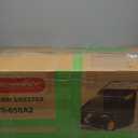 VEVOR Push Lawn Sweeper, 21inch Leaf & Grass Collector, Heavy Duty Thickened Steel Durable to Use with Large Capacity 3.5 cu. ft. Mesh Collection Hopper Bag, 2 Spinning Brushes