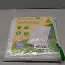 TICONN 2PK Plastic Mattress Bag for Moving Storage 4mil Queen + Twin