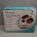 Wedpun Foot Massager with Heat Shiatsu Feet Massage Machine Deep Kneading Relief for Plantar Fasciitis Air Compression 3 Heat Levels, Relax for Home Office Use, Christmas Gifts for Women Mom Dad White