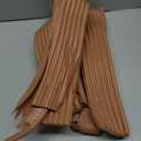 Baby Proofing Wall Corner Protector, Edge Guard Corner Protector, 6.56ft Thinken Soft Corner Protectors Pre-Taped Soft Rubber Foam Edge Cushion for Furniture (Brown-L, 6.56Ft x 11.8" W x 0.47" Th)