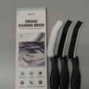 SXhyf Crevice Cleaning Brush - Grout Scrub Brush, House Cleaning Supplies, Gap Cleaning Tools, Home Essentials, Gifts for Women Men, Hard Bristle Crevice Cleaner Brush for Household Use, Bathroom (Black)