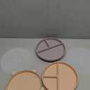 Moonkie Suction Plates for Baby | 100% Silicone BPA-Free Baby Plates with Lids and Food Cover | Divided Design | Microwave and Dishwasher Safe | Toddler Plates 2 Pack (2Pcs-Blush/Pale Mauve)