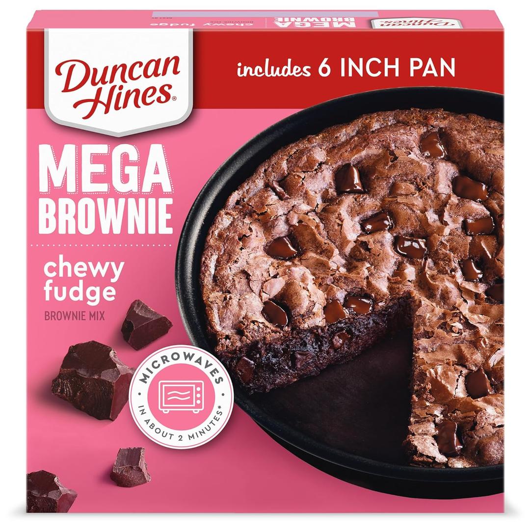 Duncan Hines MEGA Brownie Mix, Chewy Fudge, 7.7 oz. (7.7 Ounce (Pack of 1))