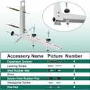 Cenipar Mini Split Mounting Bracket for 18000 Btu to 24000 Btu Mini Split Air Conditioner Mini Split Wall Mounting Bracket, Support Up to 480 Lbs Mini Split Bracket