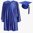 Newrara Unisex Shiny Kindergarten Graduation Gown Cap with Tassel Size:33