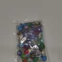 Glass Beads for Vases, 1lb Flat Glass Pebbles, 100 Pcs Glass Marbles Gemstone Aquarium Rocks Multiple Color Choices Home Decor Rocks