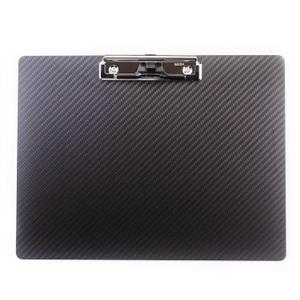 Carbon Fiber Landscape Clipboard with Pen Holder,Horizontal Clip Board 8.5x11,3k Twill Side Clip A4/Letter Size,Ideal for Classrooms,Restaurants,Doctor Offices,Home,School