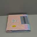 SUIN 1 Inch 3 Ring Binder 4 Pack Pastel Colors, Holds 200 Sheets Letter Size with Pockets for School Office Home