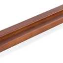 Vinyl Record Wall Mount - an Elegant Display Ledge Made from Solid Wood - This Vinyl Record Shelf Will Hold Records of Any Size (Brown)