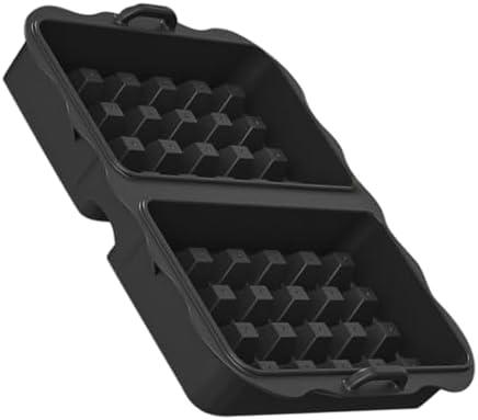 PRETYZOOM Silicone Baking Mold for Air Fryers Nonstick Waffle and Cake Tray Compatible with Ninja Sleu Versatile Kitchen Accessory for Healthy Cooking 2 Pcs