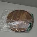 11.5 Inch Small Wood Round Decorative Tray for Home Decor, Coffee Table, Dining Table, Kitchen Island, Bathroom Counter