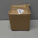 Metal Tissue Box Cover Square, Hand Hammered Tissue Box Holder, Classic White Tissue Box Cover Napkin Dispenser Accessories for Bathroom, Countertops, Dressers, Night Stand, Parlors and Office