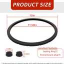 09985 Pressure Canner Sealing Ring Replacement for Presto Pressure Canner - Fits Presto Pressure Cooker Models 0174510, 0175510, 0175107, 0178107 (Pack of 2)