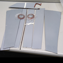 Chrome Silver PC Window Door B C Pillar Post Trim Cover Set Compatible for Nissan Rogue 2014-2020