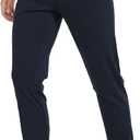 Ldtswch 38" Inseam Tall Mens Joggers Sweatpants Extra Long Zipper Pockets Athletic Pants for Jogging,Running (Blue, XL)