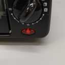 Elite Gourmet 2-Slice Toaster Oven Aluminum,Glass,Plastic Black