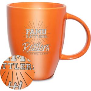 Rico Industries NCAA 18oz Laser Engraved Ceramic Lustre Mug - Coffee-Tea
