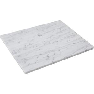 Carrara White Marble Cutting Board, 16×20 Inch Marble Pastry Board
Large Marble Slab, Non-slip Feet, Stay Cool for Dough/Butter, Ideal for Pastry, Cheese, Charcuterie, Pizza, Bread, 1 Piece