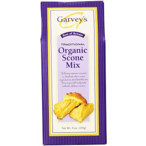 Garvey's Organic Traditional Scone Mix, 9 Ounce (Pack of 6), Best By May 20 2027