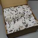 Honoson 100 Pcs Thicken White Mini Gift Bags with Handles, 3.9 x 4.7 x 2.4 Inch Small Paper Goodie Shopping Bags for Small Business Party Wedding Gift Wrap Valentine