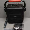 Karaoke Machine for Adults & Kids, Bluetooth Karaoke Speaker with Two Wireless Karaoke Microphones, PA System Speaker Supports TF Card/ USB, AUX in, REC, Bass & Treble for Party/ Meeting/ Adults/ Kids