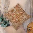 Boho Throw Pillow Covers 20x20 inch Set of 2,Bohemian Vintage Carpet Pattern Antique Ethnic Decor Double Sided Pattern Cushion Cover Soft Pillow Case Living Sofa Room Bed Square Pillow Cover