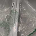 Yafa Home Fashion Durable Double Standard White Adjustable Curtain Rod Hardware Included (White, 28"48")