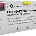 GLEDOPTO Elite ESP32 WLED LED Strip Light Controller 4 Outputs Ethernet Microphone UART Energy Saving Relay 20A Pluggable Fuse DIY Dynamic for WS2811 WS2812 SK6812 WS2815 Digital Addressable RGB IC