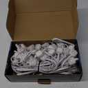 Permanent Outdoor Lights, 100ft Smart Eave Lights with 72 LED Lights, IP67 Waterproof, App Control, Outdoor String Lights, DIY RGB+IC Outdoors Light for House Christmas Decorations, White