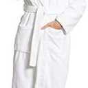 Turkuoise Women's Turkish Cotton Hooded Robe, Terry Hooded Bathrobe.S