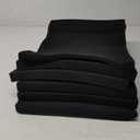 Storystore 6 Pcs Polyurethane Foam sheet - 16" x 12" x 1" Black Foam Inserts for Cases, Pick Apart Pads for Cases, Toolbox, Camera Storage, Game Box