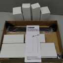 ZEKOO Bifold Barn Door Hardware: 60 inch Bi Folding Door Hardware Kits for 56" Closet Doors - Easy Assembly Smoothly Quietly Bifold Doors Track Kit - J Shape Top/Side Mount Roller - Hardware Only