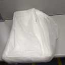 MINUPWELL Knee Pillow for Side Sleepers - Between Leg & Under Knee Pillow for Back Sleepers - Leg Pillow with 850G 7D Alternative for Relieving Leg, Back, and Knee Pain - 100% Cotton Fabric - White
