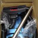 Canister Vacuum Cleaner, 32Kpa 1600W Bagless Vacuum Cleaner, Dust Full Indicator, H13 HEPA Filter, 3.7Qt Large Capacity, Lightweight Vac for Hard Floors, Carpet, Pet, Upholstery, Blue