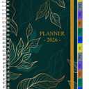 2026 Weekly & Monthly Planner - 2026 Planner from January 2026 to December 2026, Easy to Organize Your Daily Life, Medium 6.5" x 8.5", Gold Leaf