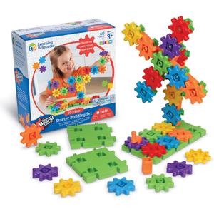 Learning Resources Gears Starter Building Set, STEM Activities, Fine Motor Skills, Toddler Explorer Kit, Science and Construction, Boys and Girls Gifts, Ages 3 and Up